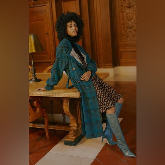 New Sam Edelman Fraya Croc-Embossed Leather Knee-High Boots Size 6.5 - Picture 12 of 12